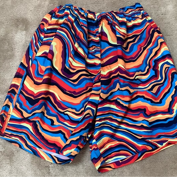 MERRELL Men’s NWT Swim Trunks Terrain Run Short XXL/TTG Color Rainbow Mountain - Picture 3 of 6